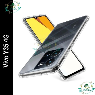 Picture of Transparent back cover For Vivo Y35 4G Luxury transparent Protect Back Cover Soft Case Picture of Transparent back cover For Vivo Y35 4G Luxury transparent Protect Back Cover Soft Case