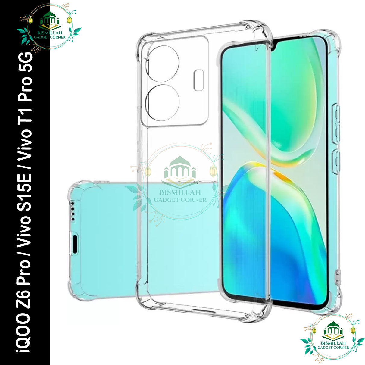 Picture of Transparent back cover For iQOO Z6 Pro / Vivo S15E / Vivo T1 Pro 5G Luxury transparent Protect Back Cover Soft Case Picture of Transparent back cover For iQOO Z6 Pro / Vivo S15E / Vivo T1 Pro 5G Luxury transparent Protect Back Cover Soft Case