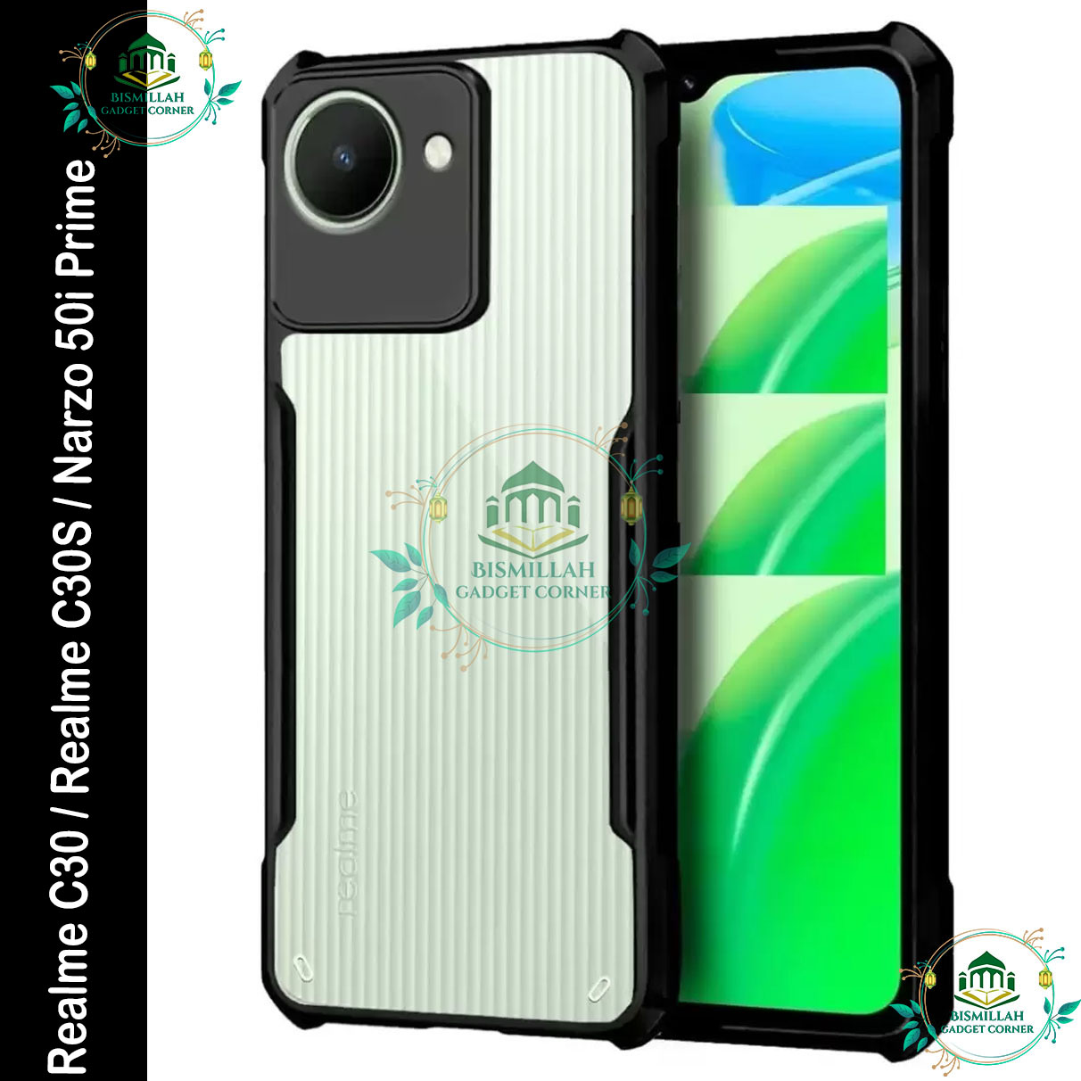 Picture of Xundd Back Cover for Realme C30 / Realme C30S / Narzo 50i Prime Transparent Hybrid Hard PC Back Bumper Picture of Xundd Back Cover for Realme C30 / Realme C30S / Narzo 50i Prime Transparent Hybrid Hard PC Back Bumper