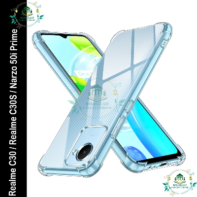 Picture of Transparent back cover For Realme C30 / Realme C30S / Narzo 50i Prime Luxury transparent Protect Back Cover Soft Case Picture of Transparent back cover For Realme C30 / Realme C30S / Narzo 50i Prime Luxury transparent Protect Back Cover Soft Case