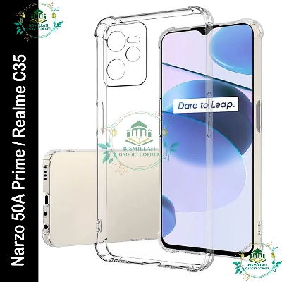 Picture of Transparent back cover For Realme C35 / Realme Narzo 50A Prime Luxury transparent Protect Back Cover Soft Case Picture of Transparent back cover For Realme C35 / Realme Narzo 50A Prime Luxury transparent Protect Back Cover Soft Case