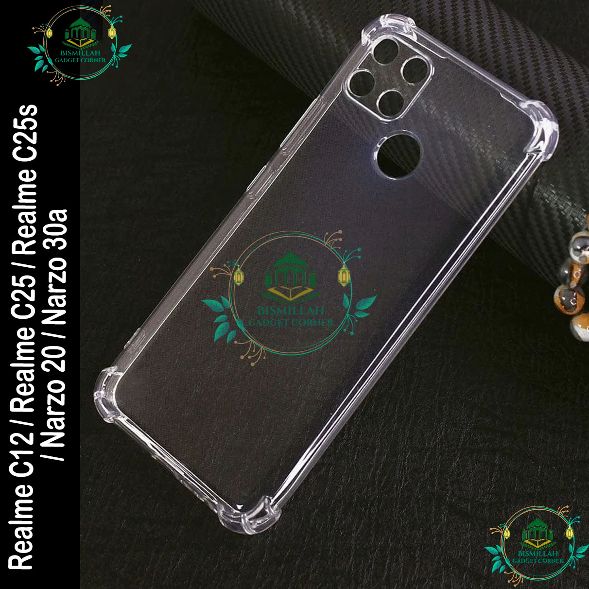 Picture of Transparent back cover For Realme c12 / Realme c25 / Realme c25s / Narzo 20 / Narzo 30a Luxury transparent Protect Back Cover Soft Case Picture of Transparent back cover For Realme c12 / Realme c25 / Realme c25s / Narzo 20 / Narzo 30a Luxury transparent Protect Back Cover Soft Case