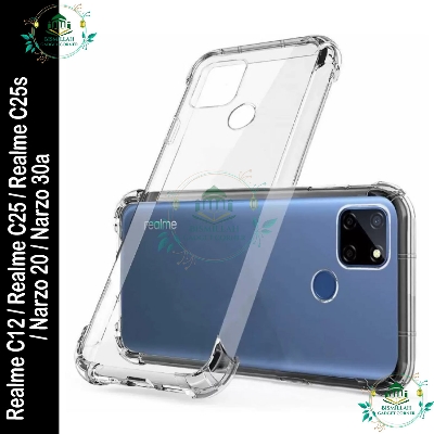 Picture of Transparent back cover For Realme c12 / Realme c25 / Realme c25s / Narzo 20 / Narzo 30a Luxury transparent Protect Back Cover Soft Case Picture of Transparent back cover For Realme c12 / Realme c25 / Realme c25s / Narzo 20 / Narzo 30a Luxury transparent Protect Back Cover Soft Case
