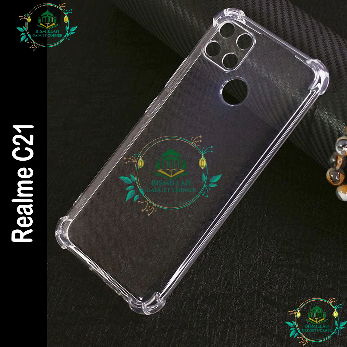 Picture of Transparent back cover For Realme C21 Luxury transparent Protect Back Cover Soft Case Picture of Transparent back cover For Realme C21 Luxury transparent Protect Back Cover Soft Case