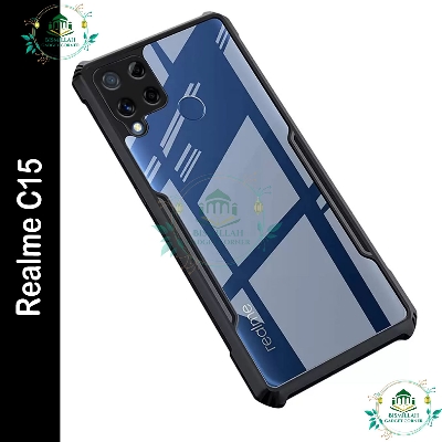 Picture of Xundd Back Cover for Realme C15 Transparent Hybrid Hard PC Back Bumper Picture of Xundd Back Cover for Realme C15 Transparent Hybrid Hard PC Back Bumper