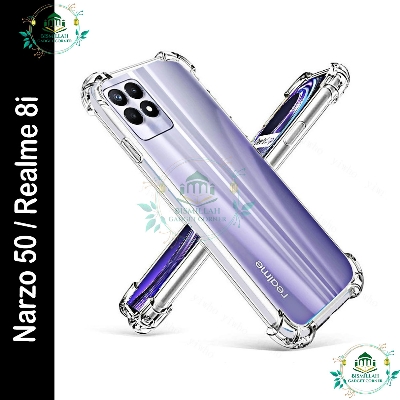 Picture of Transparent back cover For Realme Narzo 50 / Realme 8i Luxury transparent Protect Back Cover Soft Case Picture of Transparent back cover For Realme Narzo 50 / Realme 8i Luxury transparent Protect Back Cover Soft Case