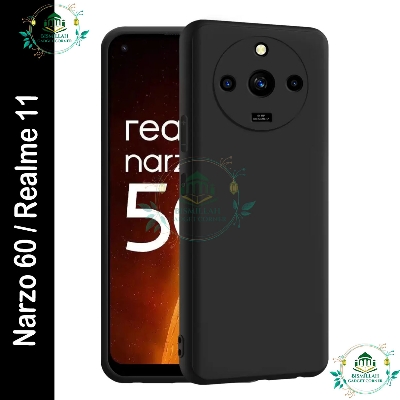 Picture of Premium Liquid Silicone Phone case for Realme Narzo 60 5G / Realme 11 5G Liquid Silicon Mobile Back Case Soft Silicone Phone Cover