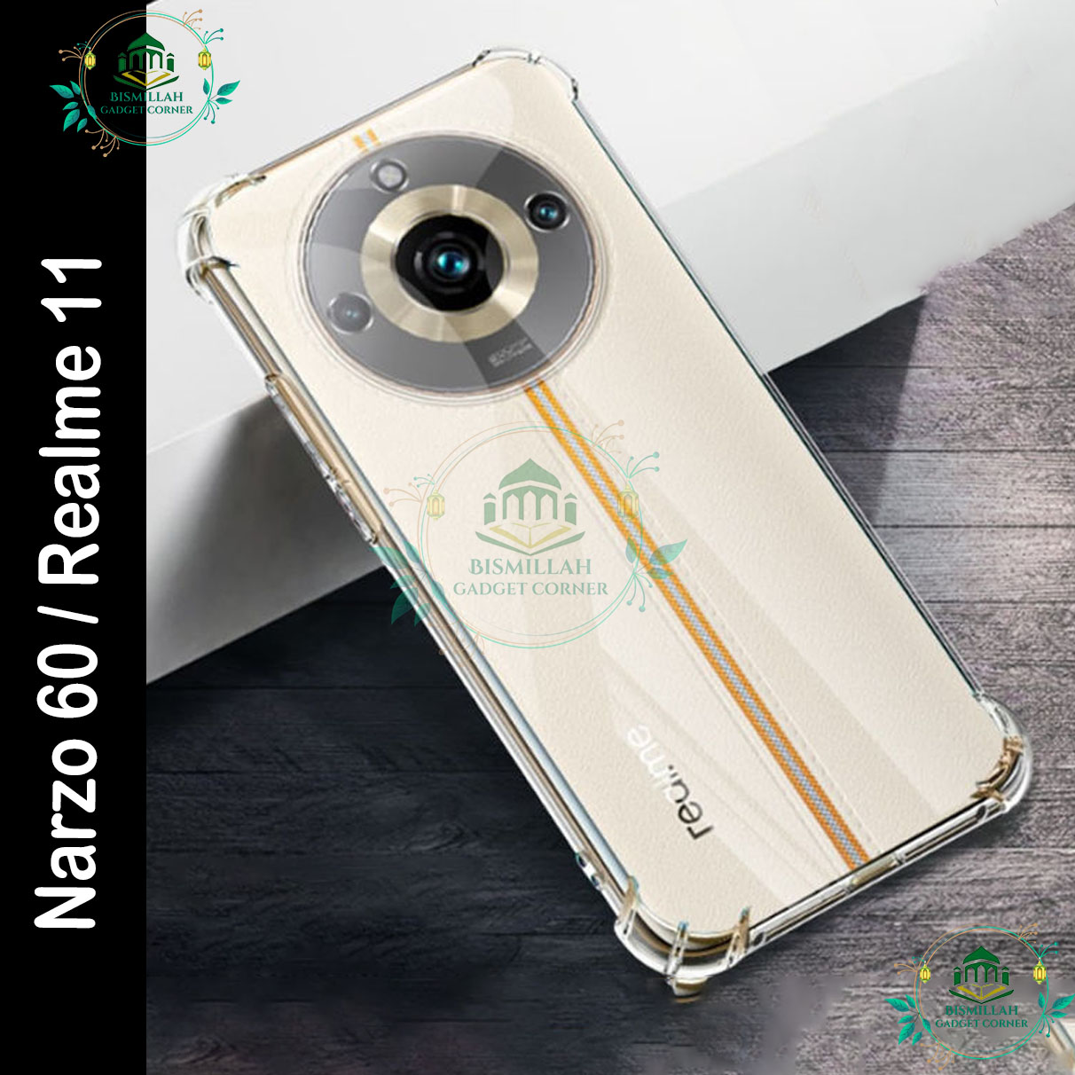 Picture of Transparent back cover For Realme Narzo 60 5G / Realme 11 5G Luxury transparent Protect Back Cover Soft Case Picture of Transparent back cover For Realme Narzo 60 5G / Realme 11 5G Luxury transparent Protect Back Cover Soft Case