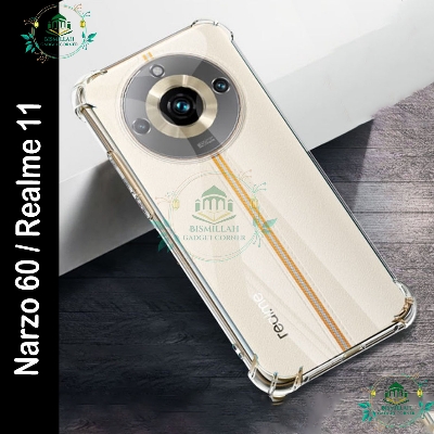 Picture of Transparent back cover For Realme Narzo 60 5G / Realme 11 5G Luxury transparent Protect Back Cover Soft Case Picture of Transparent back cover For Realme Narzo 60 5G / Realme 11 5G Luxury transparent Protect Back Cover Soft Case