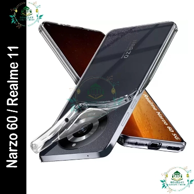 Picture of Transparent back cover For Realme Narzo 60 5G / Realme 11 5G Luxury transparent Protect Back Cover Soft Case Picture of Transparent back cover For Realme Narzo 60 5G / Realme 11 5G Luxury transparent Protect Back Cover Soft Case