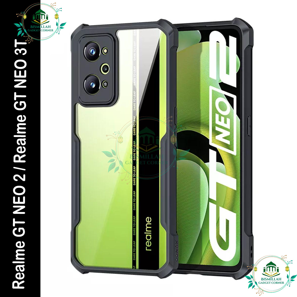 Picture of Xundd Back Cover for Realme GT NEO 2 / Realme GT NEO 3T Transparent Hybrid Hard PC Back Bumper Picture of Xundd Back Cover for Realme GT NEO 2 / Realme GT NEO 3T Transparent Hybrid Hard PC Back Bumper