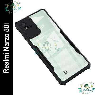 Picture of Xundd Back Cover for Realme Narzo 50i Transparent Hybrid Hard PC Back Bumper Picture of Xundd Back Cover for Realme Narzo 50i Transparent Hybrid Hard PC Back Bumper