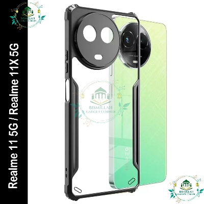 Picture of Xundd Back Cover for Realme 11 5G / Realme 11X 5G Transparent Hybrid Hard PC Back Bumper Picture of Xundd Back Cover for Realme 11 5G / Realme 11X 5G Transparent Hybrid Hard PC Back Bumper