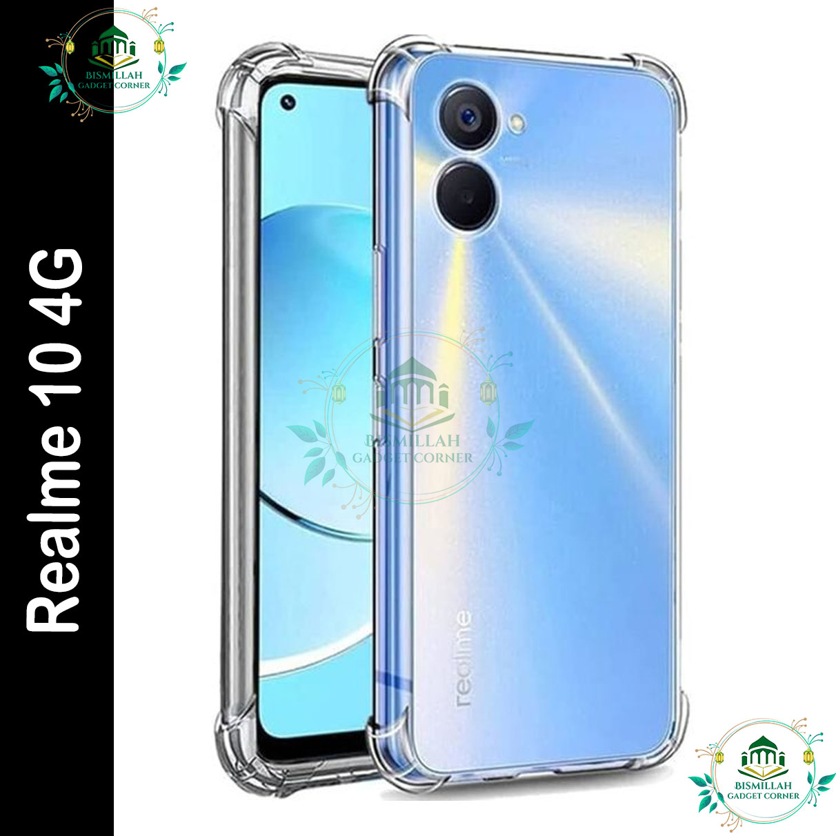 Picture of Transparent back cover For Realme 10 4G Luxury transparent Protect Back Cover Soft Case Picture of Transparent back cover For Realme 10 4G Luxury transparent Protect Back Cover Soft Case