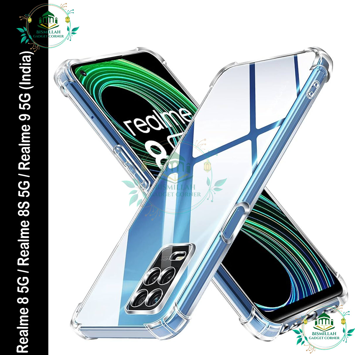 Picture of Transparent back cover For Realme 8 5G / Realme 8S 5G / Realme 9 5G (India) Luxury transparent Protect Back Cover Soft Case Picture of Transparent back cover For Realme 8 5G / Realme 8S 5G / Realme 9 5G (India) Luxury transparent Protect Back Cover Soft Case