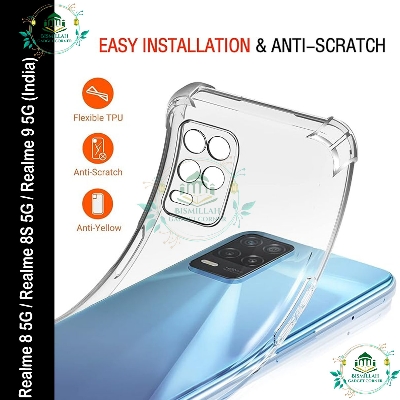 Picture of Transparent back cover For Realme 8 5G / Realme 8S 5G / Realme 9 5G (India) Luxury transparent Protect Back Cover Soft Case Picture of Transparent back cover For Realme 8 5G / Realme 8S 5G / Realme 9 5G (India) Luxury transparent Protect Back Cover Soft Case