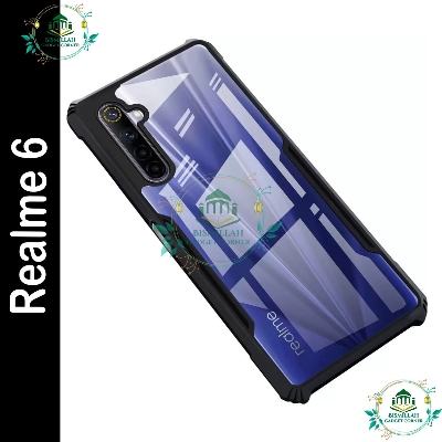 Picture of Xundd Back Cover for Realme 6 Transparent Hybrid Hard PC Back Bumper Picture of Xundd Back Cover for Realme 6 Transparent Hybrid Hard PC Back Bumper