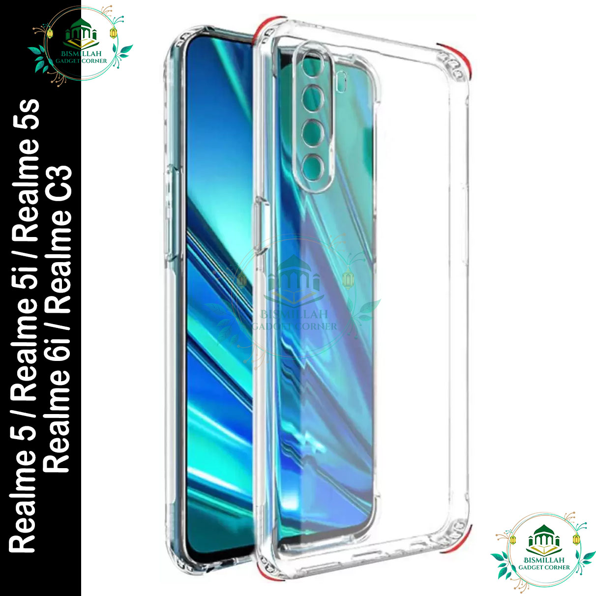 Picture of Transparent back cover For Realme 5 / Realme 5i / Realme 5s / Realme 6i / Realme C3 Luxury transparent Protect Back Cover Soft Case Picture of Transparent back cover For Realme 5 / Realme 5i / Realme 5s / Realme 6i / Realme C3 Luxury transparent Protect Back Cover Soft Case