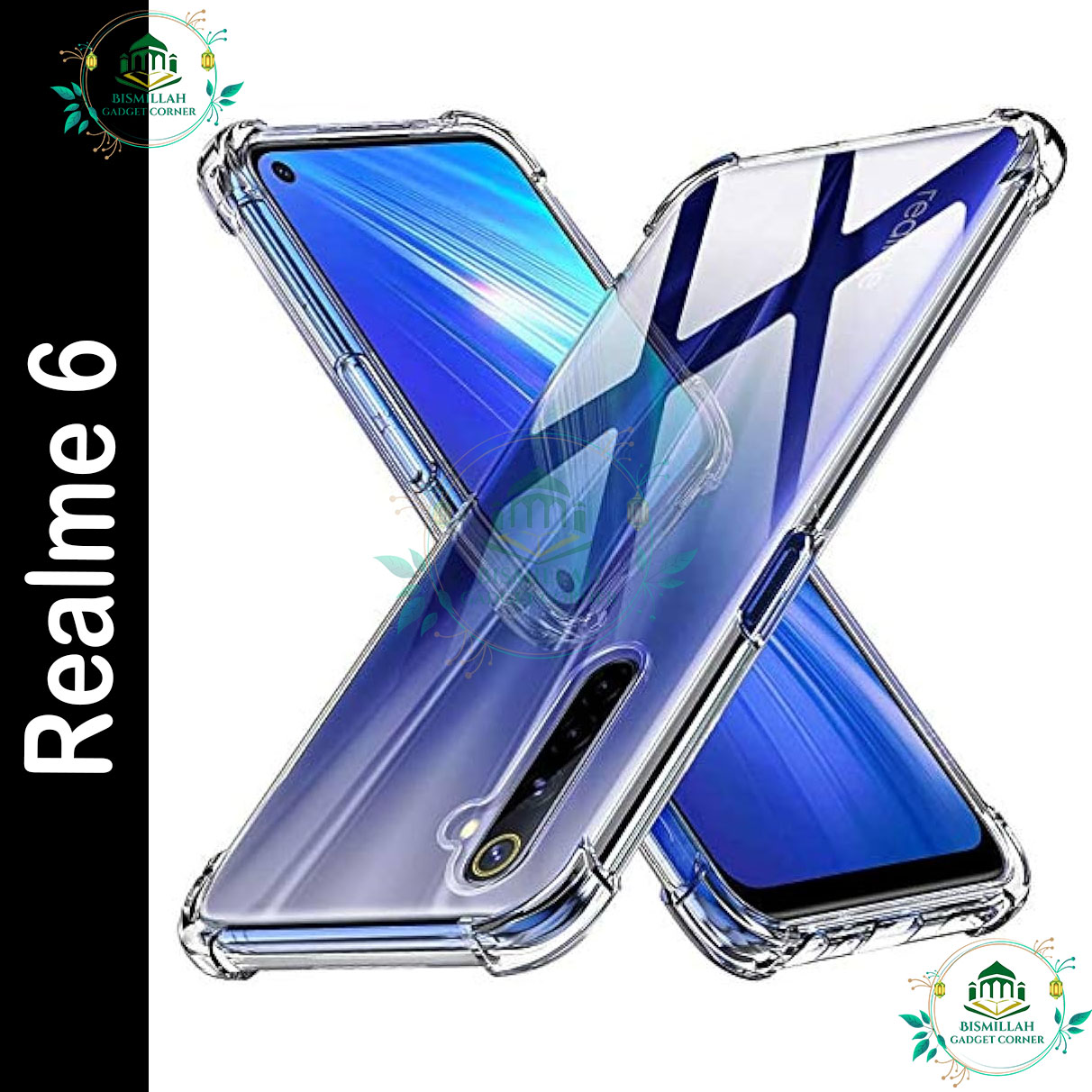 Picture of Transparent back cover For Realme 6 Luxury transparent Protect Back Cover Soft Case Picture of Transparent back cover For Realme 6 Luxury transparent Protect Back Cover Soft Case