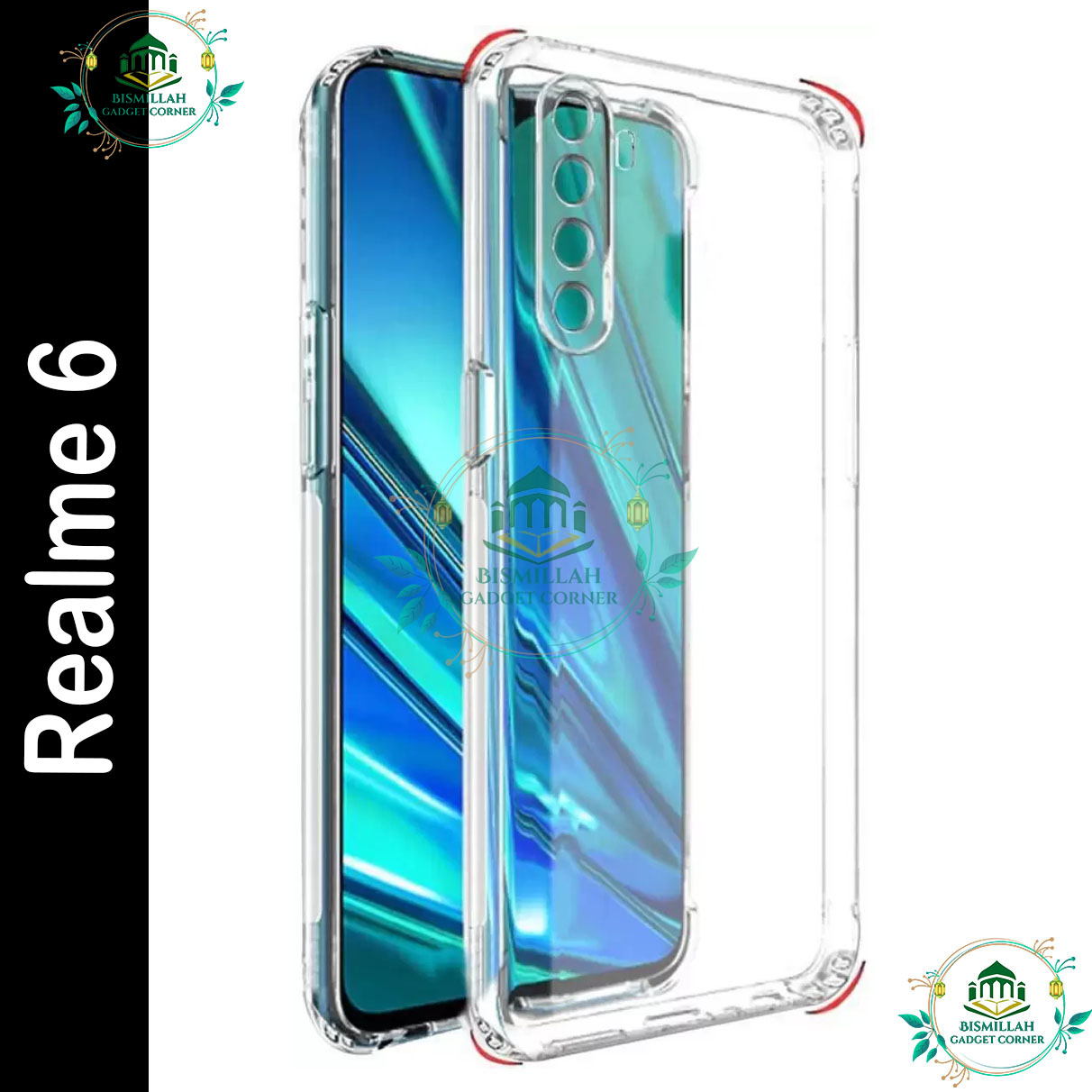 Picture of Transparent back cover For Realme 6 Luxury transparent Protect Back Cover Soft Case Picture of Transparent back cover For Realme 6 Luxury transparent Protect Back Cover Soft Case