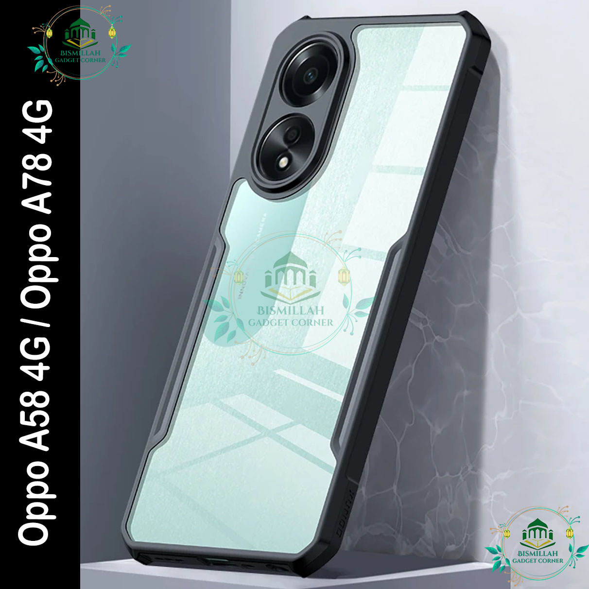 Picture of Xundd Back Cover for Oppo A58 4G / Oppo A78 4G Transparent Hybrid Hard PC Back Bumper Picture of Xundd Back Cover for Oppo A58 4G / Oppo A78 4G Transparent Hybrid Hard PC Back Bumper