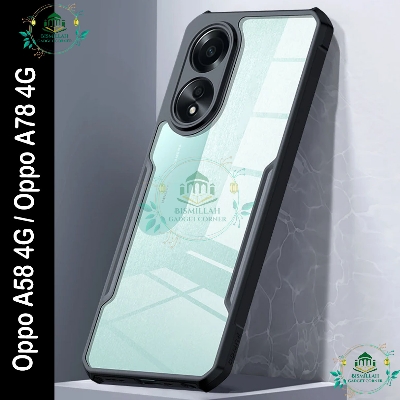 Picture of Xundd Back Cover for Oppo A58 4G / Oppo A78 4G Transparent Hybrid Hard PC Back Bumper Picture of Xundd Back Cover for Oppo A58 4G / Oppo A78 4G Transparent Hybrid Hard PC Back Bumper