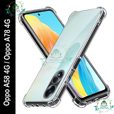 Picture of Transparent back cover For Oppo A58 4G / Oppo A78 4G Luxury transparent Protect Back Cover Soft Case Picture of Transparent back cover For Oppo A58 4G / Oppo A78 4G Luxury transparent Protect Back Cover Soft Case