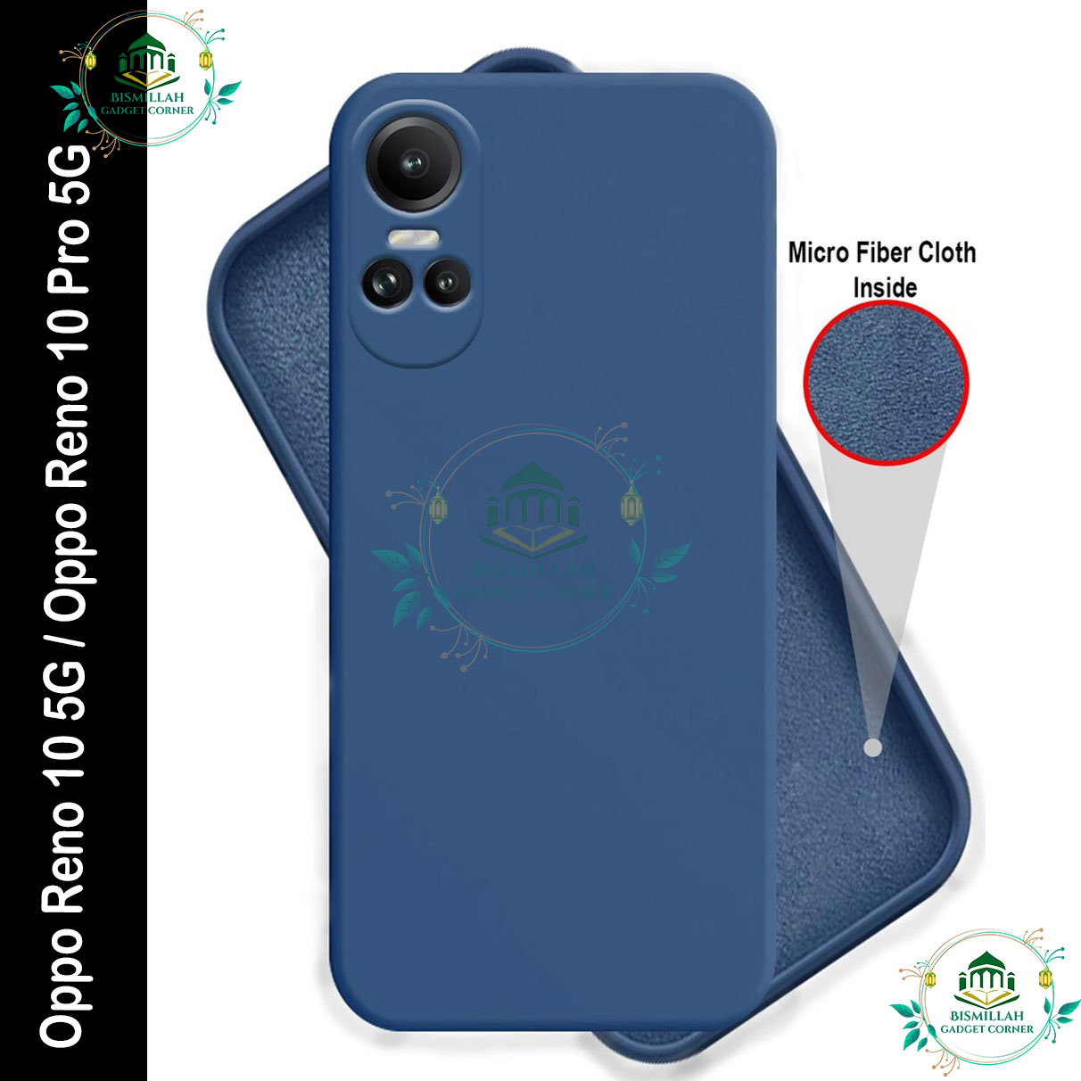 Picture of Premium Liquid Silicone Phone case for Oppo Reno 10 5G / Oppo Reno 10 Pro 5G Liquid Silicon Mobile Back Case Soft Silicone Phone Cover