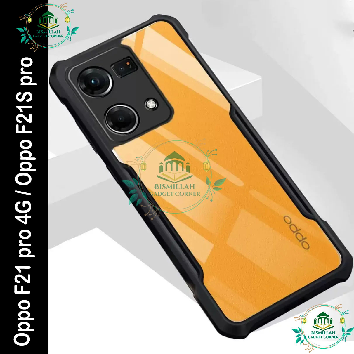 Picture of Xundd Back Cover for Oppo F21 Pro 4G / Oppo F21s Pro Transparent Hybrid Hard PC Back Bumper