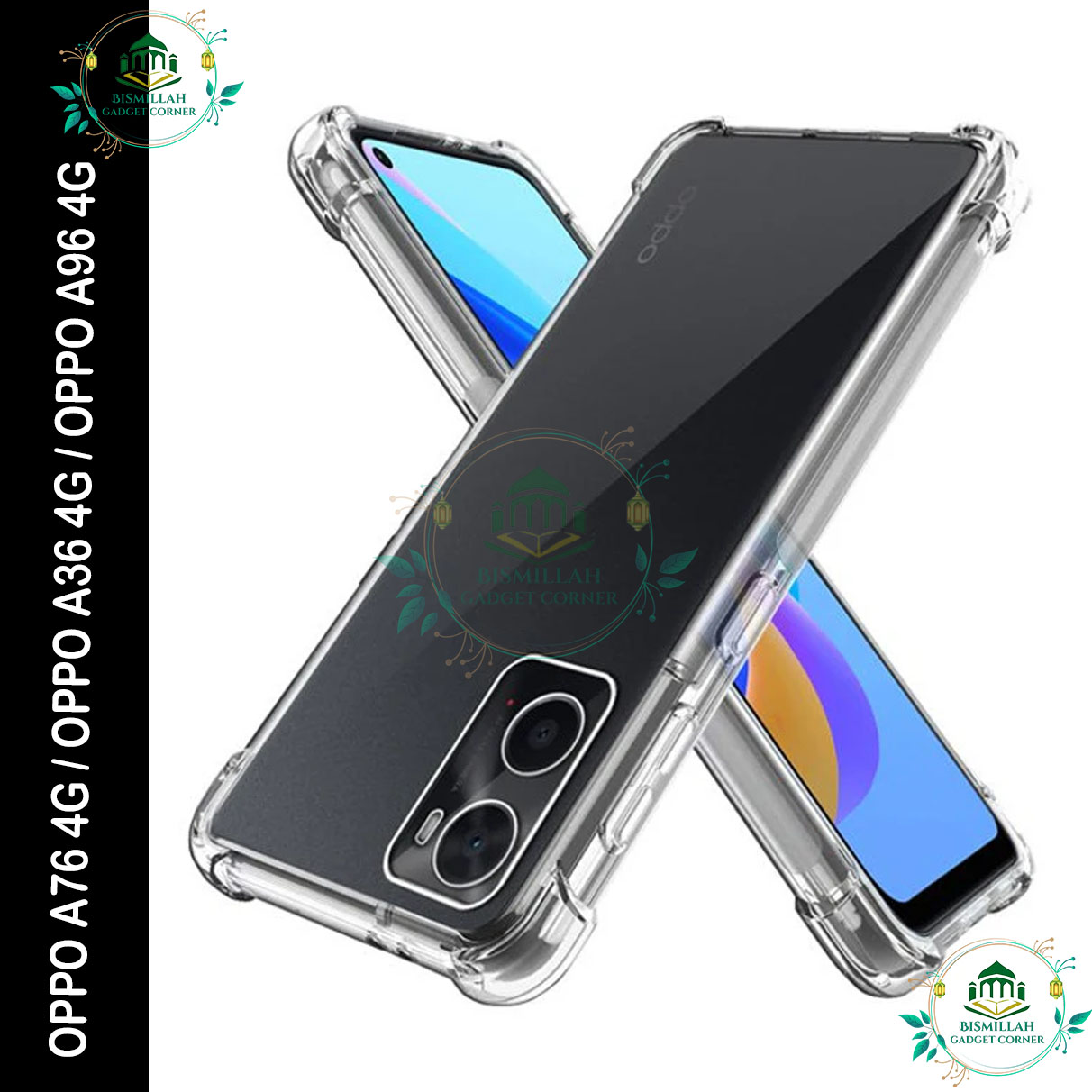 Picture of Transparent back cover For OPPO A76 4G / OPPO A36 4G / OPPO A96 4G Luxury transparent Protect Back Cover Soft Case Picture of Transparent back cover For OPPO A76 4G / OPPO A36 4G / OPPO A96 4G Luxury transparent Protect Back Cover Soft Case