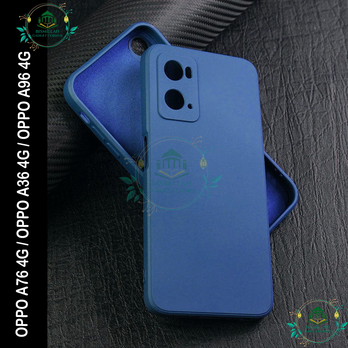 Picture of Premium Liquid Silicone Phone case for OPPO A76 4G / OPPO A36 4G / OPPO A96 4G Liquid Silicon Mobile Back Case Soft Silicone Phone Cover