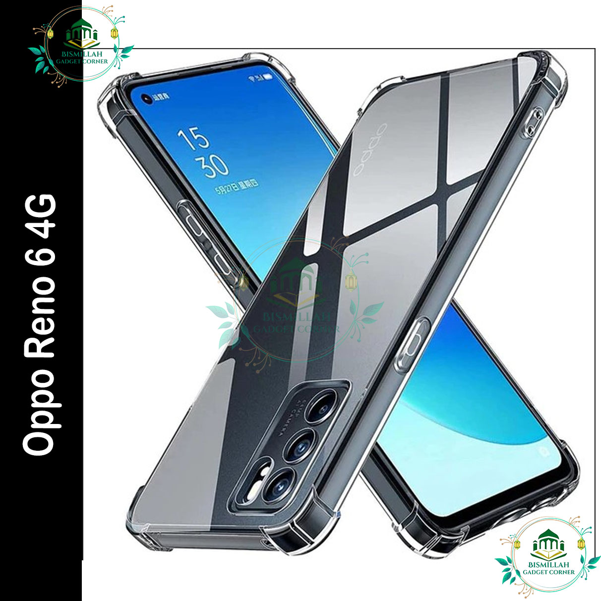 Picture of Transparent back cover For OPPO Reno 6 4g Luxury transparent Protect Back Cover Soft Case Picture of Transparent back cover For OPPO Reno 6 4g Luxury transparent Protect Back Cover Soft Case