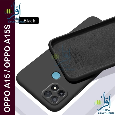 Picture of Premium Liquid Silicone Phone case for OPPO A15 / OPPO A15S Liquid Silicon Mobile Back Case Soft Silicone Phone Cover