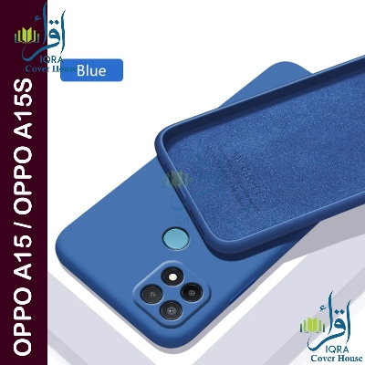 Picture of Premium Liquid Silicone Phone case for OPPO A15 / OPPO A15S Liquid Silicon Mobile Back Case Soft Silicone Phone Cover