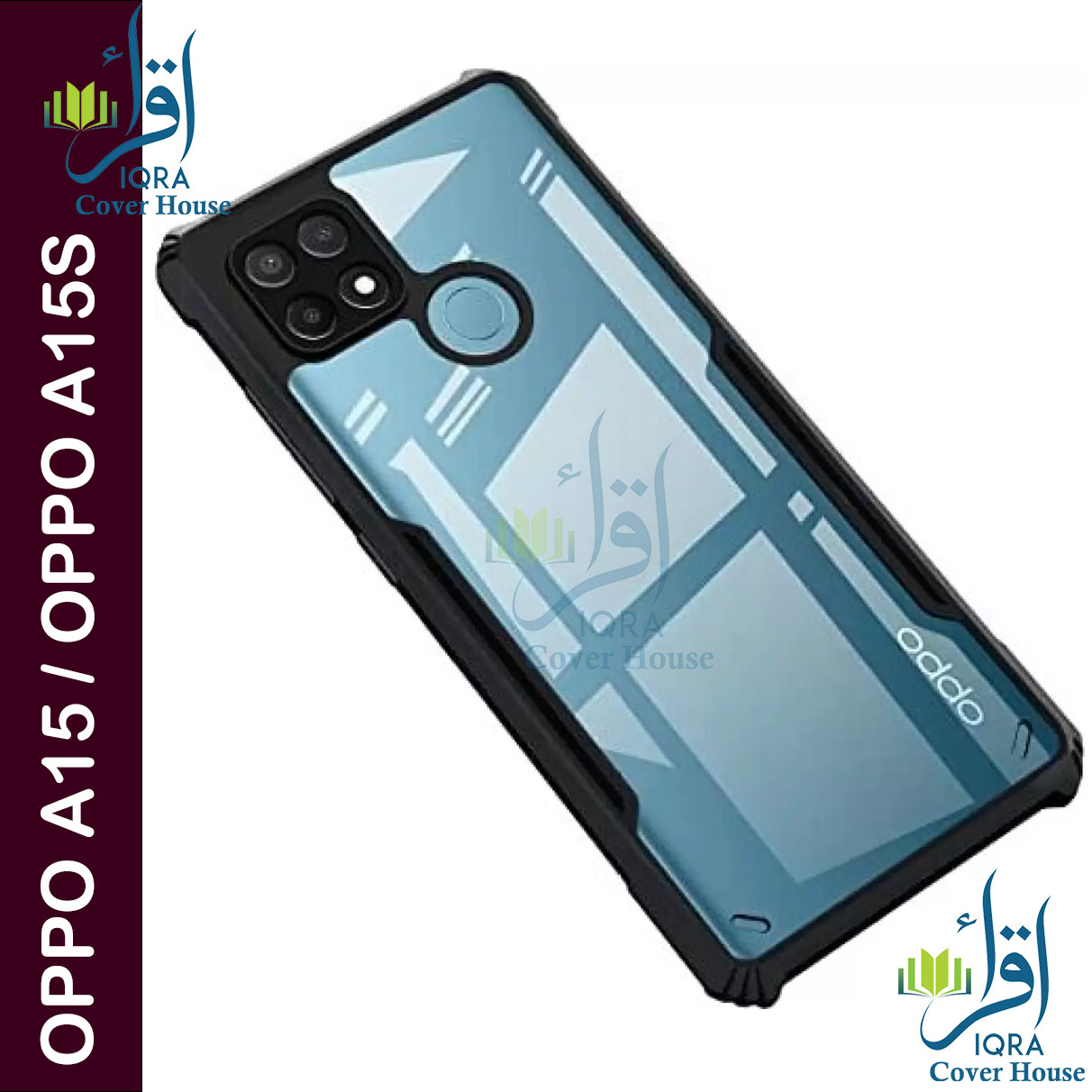 Picture of Xundd Back Cover for OPPO A15 / OPPO A15S Transparent Hybrid Hard PC Back Bumper