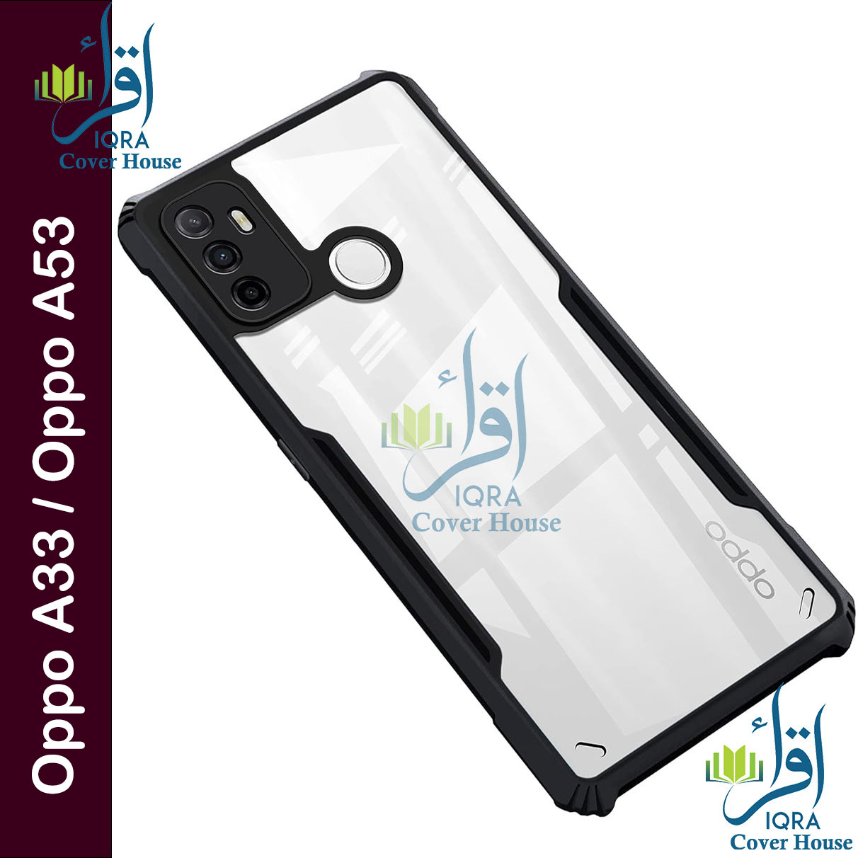 Picture of Xundd Back Cover for Oppo A33 / Oppo A53 Transparent Hybrid Hard PC Back Bumper