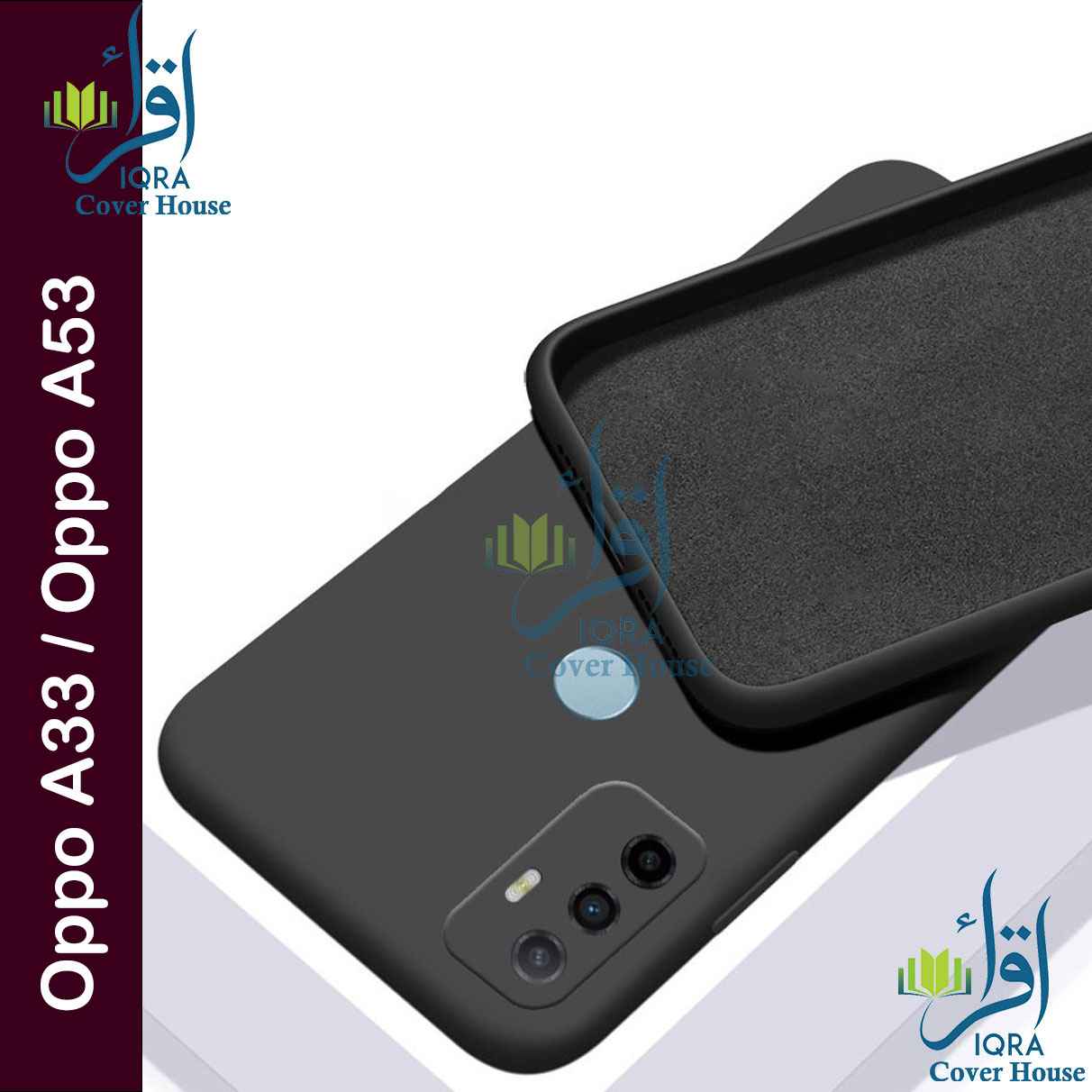 Picture of Premium Liquid Silicone Phone case for Oppo A33 / Oppo A53 Liquid Silicon Mobile Back Case Soft Silicone Phone Cover