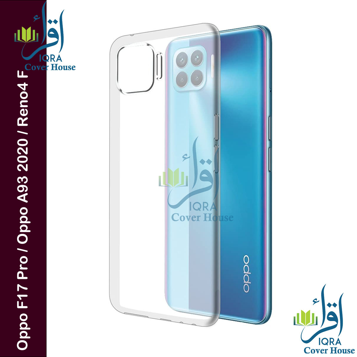Picture of Transparent back cover For Oppo F17 Pro / Oppo A93 2020 / Oppo Reno4 F Luxury transparent Protect Back Cover Soft Case Picture of Transparent back cover For Oppo F17 Pro / Oppo A93 2020 / Oppo Reno4 F Luxury transparent Protect Back Cover Soft Case