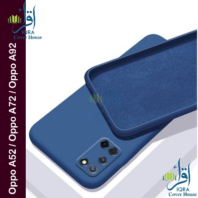 Picture of Premium Liquid Silicone Phone case for Oppo A52 / Oppo A72 / Oppo A92 Liquid Silicon Mobile Back Case Soft Silicone Phone Cover