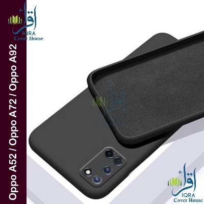 Picture of Premium Liquid Silicone Phone case for Oppo A52 / Oppo A72 / Oppo A92 Liquid Silicon Mobile Back Case Soft Silicone Phone Cover