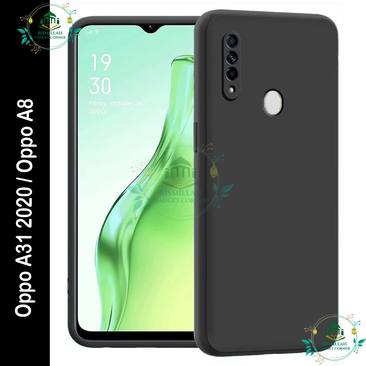 Picture of Premium Liquid Silicone Phone case for Oppo A31 2020 / Oppo A8 Liquid Silicon Mobile Back Case Soft Silicone Phone Cover