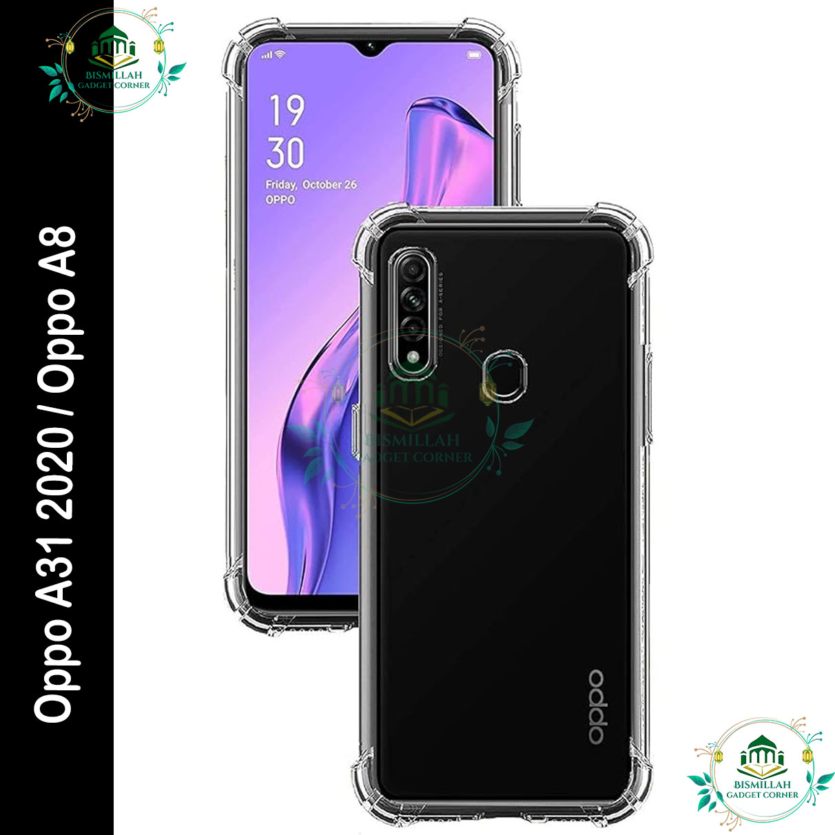 Picture of Transparent back cover For Oppo A31 2020 / Oppo A8 Luxury transparent Protect Back Cover Soft Case Picture of Transparent back cover For Oppo A31 2020 / Oppo A8 Luxury transparent Protect Back Cover Soft Case