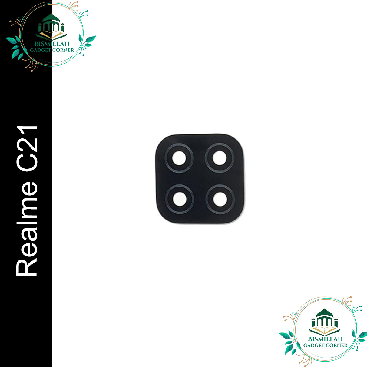 Picture of Main Camera Glass For Realme C21 Rear Facing Camera Glass Lens Replacement Picture of Main Camera Glass For Realme C21 Rear Facing Camera Glass Lens Replacement