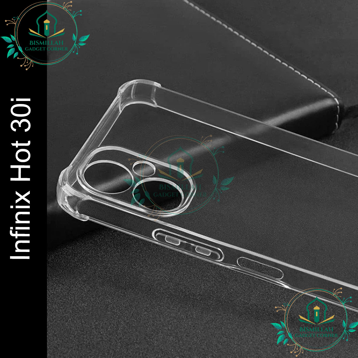 Picture of Transparent back cover For Infinix Hot 30i Luxury transparent Protect Back Cover Soft Case Picture of Transparent back cover For Infinix Hot 30i Luxury transparent Protect Back Cover Soft Case