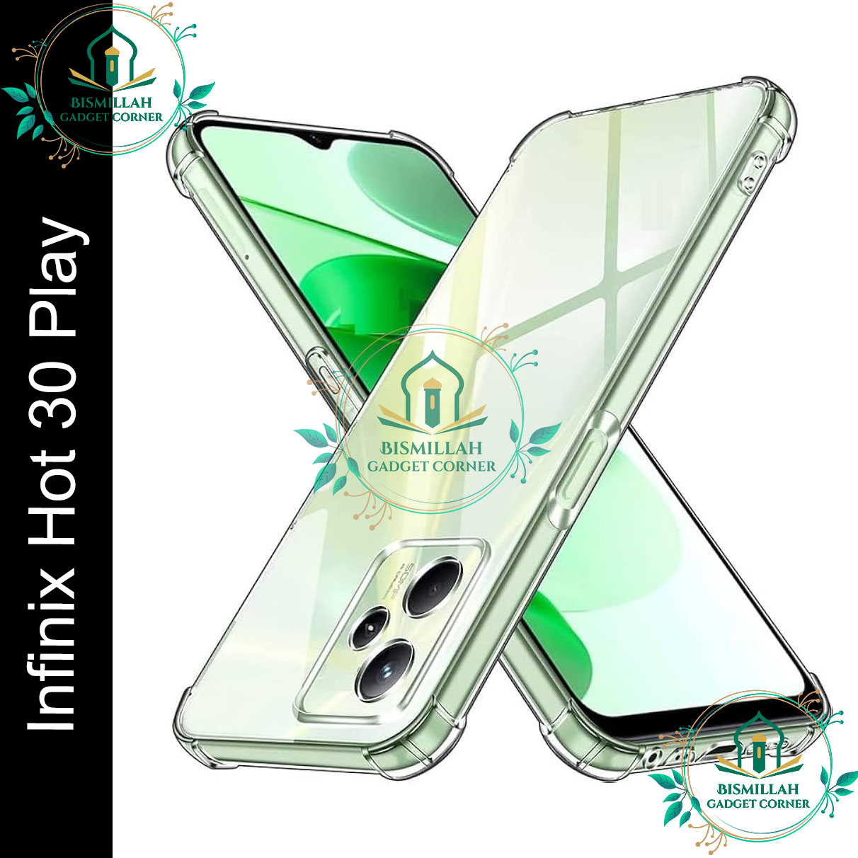 Picture of Transparent back cover For Infinix Hot 30 Play Luxury transparent Protect Back Cover Soft Case Picture of Transparent back cover For Infinix Hot 30 Play Luxury transparent Protect Back Cover Soft Case