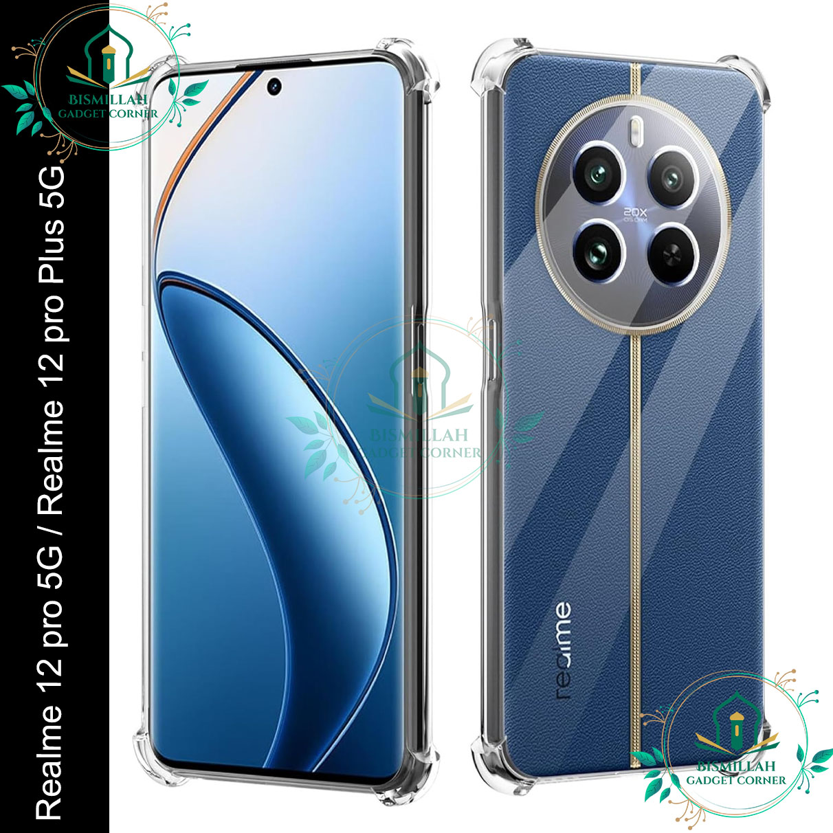 Picture of Transparent back cover For Realme 12 pro 5G / Realme 12 pro Plus 5G  Luxury transparent Protect Back Cover Soft Case Picture of Transparent back cover For Realme 12 pro 5G / Realme 12 pro Plus 5G  Luxury transparent Protect Back Cover Soft Case