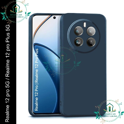 Picture of Premium Liquid Silicone Phone case for Realme 12 pro 5G / Realme 12 pro Plus 5G Liquid Silicon Mobile Back Case Soft Silicone Phone Cover