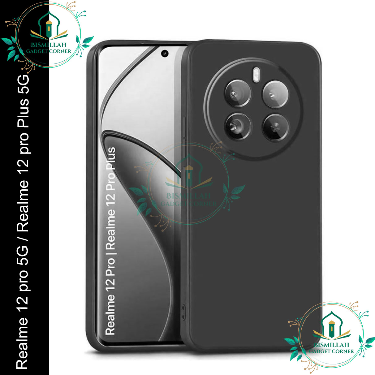 Picture of Premium Liquid Silicone Phone case for Realme 12 pro 5G / Realme 12 pro Plus 5G Liquid Silicon Mobile Back Case Soft Silicone Phone Cover