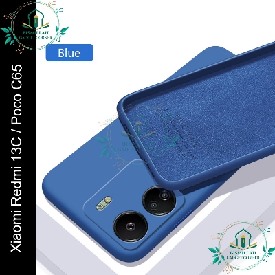 Picture of Premium Liquid Silicone Phone case for Xiaomi Redmi 13C / Poco C65 Liquid Silicon Mobile Back Case Soft Silicone Phone Cover
