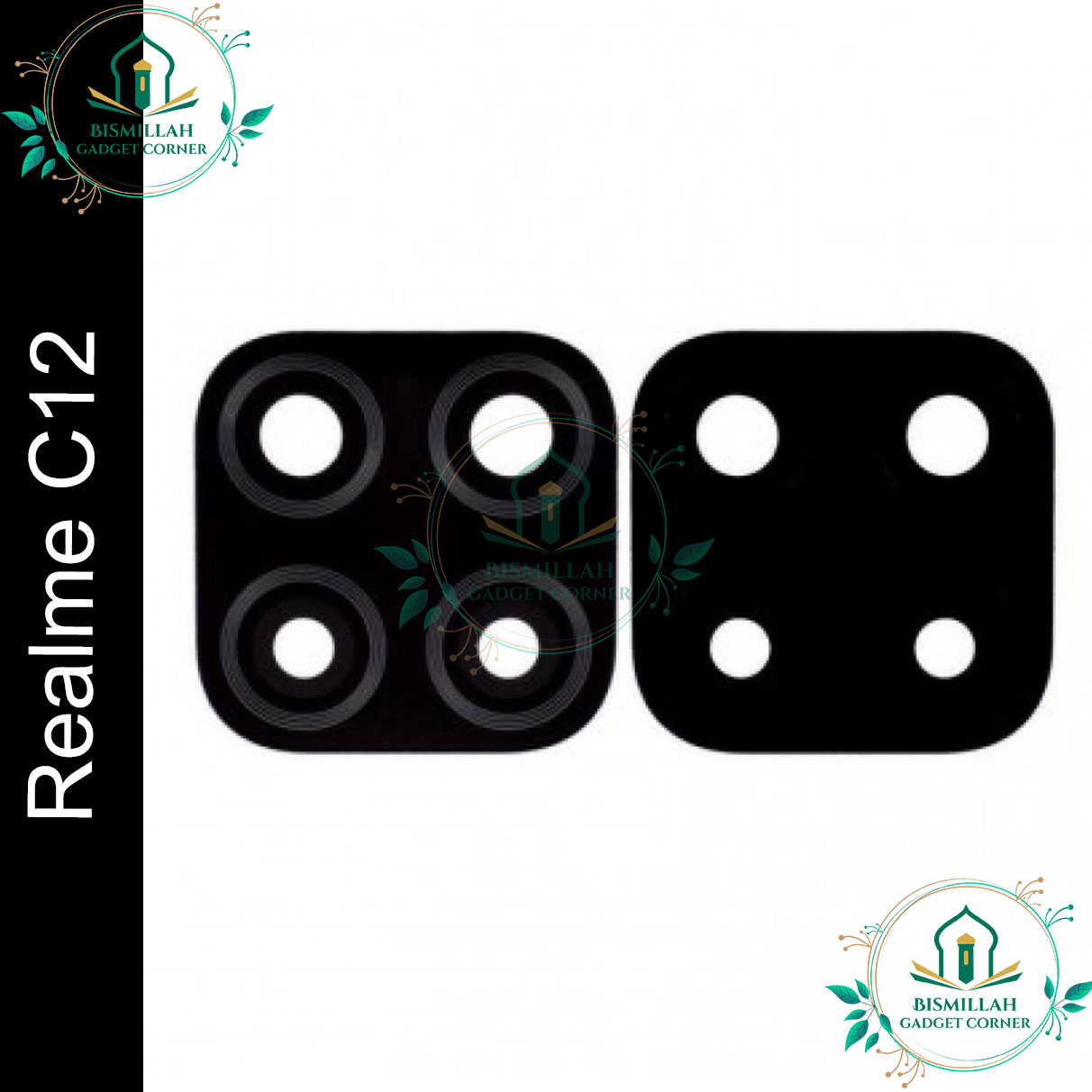 Picture of Back Camera Glass Lens Camera Lens for Realme C12 Main camera glass